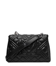 LOVE MOSCHINO QUILTED Borsa a spalla Nero/nero - Borse Donna - 4