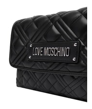 LOVE MOSCHINO QUILTED Borsa a spalla Nero/nero - Borse Donna - 5
