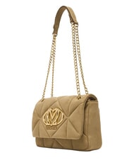LOVE MOSCHINO EMBOSSED Borsa mini a spalla, con catena sabbia - Borse Donna - 3