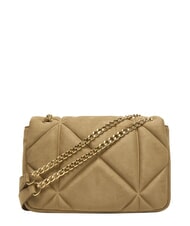 LOVE MOSCHINO EMBOSSED Borsa mini a spalla, con catena sabbia - Borse Donna - 4