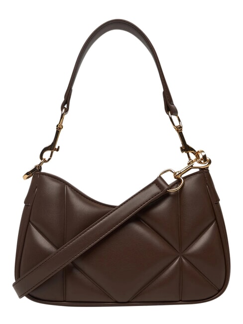 EMBOSSED Borsa a spalla, con tracolla cioccolato - Borse Donna