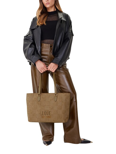 PATCHY Borsa shopping, a spalla sabbia - Borse Donna