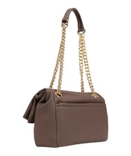 LOVE MOSCHINO BOLD LOVE HAMMERED  Borsa a spalla / a tracolla cioccolato2 - Borse Donna - 3