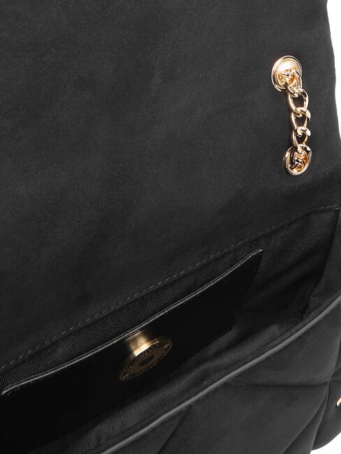 EMBOSSED Borsa mini a spalla, con catena Nero - Borse Donna