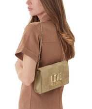 LOVE MOSCHINO PATCHY Pochette con catena - Borse Donna