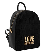 LOVE MOSCHINO PATCHY Zaino con logo Nero - Borse Donna - 3