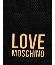 LOVE MOSCHINO PATCHY Zaino con logo Nero - Borse Donna - 7