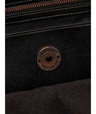 LOVE MOSCHINO PATCHY Zaino con logo Nero - Borse Donna - 8