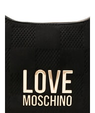 LOVE MOSCHINO PATCHY Borsa a spalla Nero - Borse Donna - 4