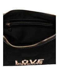 LOVE MOSCHINO PATCHY Borsa a spalla Nero - Borse Donna - 5