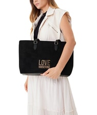 LOVE MOSCHINO PATCHY Borsa shopping, a spalla Nero - Borse Donna - 2