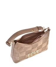 LOVE MOSCHINO PATCHY Borsa a spalla sabbia - Borse Donna - 3