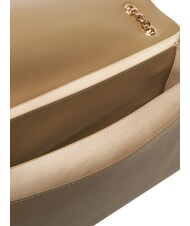 LOVE MOSCHINO PATCHY Borsa a spalla, con catena sabbia - Borse Donna - 6