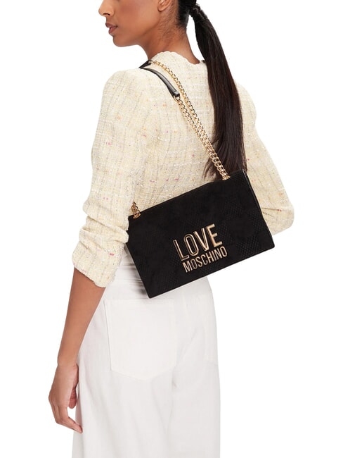 PATCHY Borsa a spalla, con catena Nero - Borse Donna