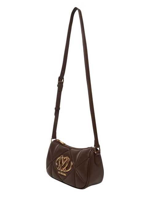 EMBOSSED Borsa mini, a tracolla cioccolato - Borse Donna
