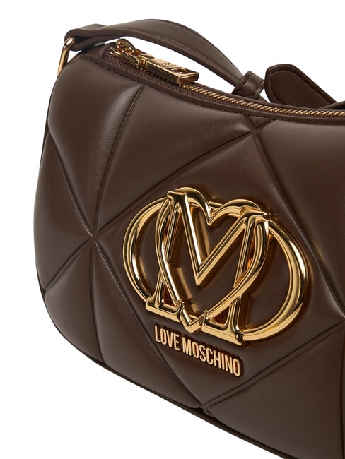 EMBOSSED Borsa mini, a tracolla cioccolato - Borse Donna