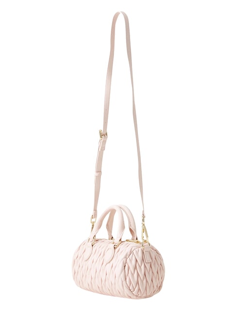 DEMURE Borsa mini a mano, con tracolla cipria - Borse Donna