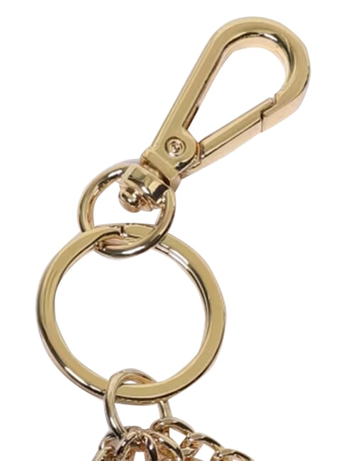 CHARMS Portachiavi con logo metallico nero/rosso/nero - Portachiavi