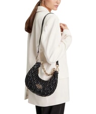 LOVE MOSCHINO DEMURE Borsa a mano, con tracolla a catena Nero - Borse Donna - 2