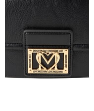LOVE MOSCHINO EMBOSSED Borsa a tracolla Nero - Borse Donna - 5