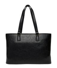 LOVE MOSCHINO EMBOSSED Borsa shopping, doppia portabilit&agrave; Nero - Borse Donna - 3