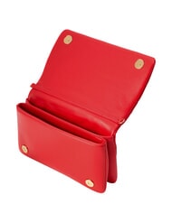 LOVE MOSCHINO EMBOSSED Borsa mini a spalla, con catena ROSSO - Borse Donna - 5