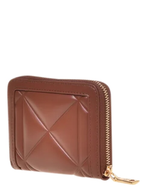 EMBOSSED Portafoglio piccolo ziparound vino - Portafogli Donna