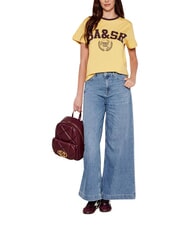 LOVE MOSCHINO EMBOSSED Zaino con tasca frontale vino - Borse Donna - 6