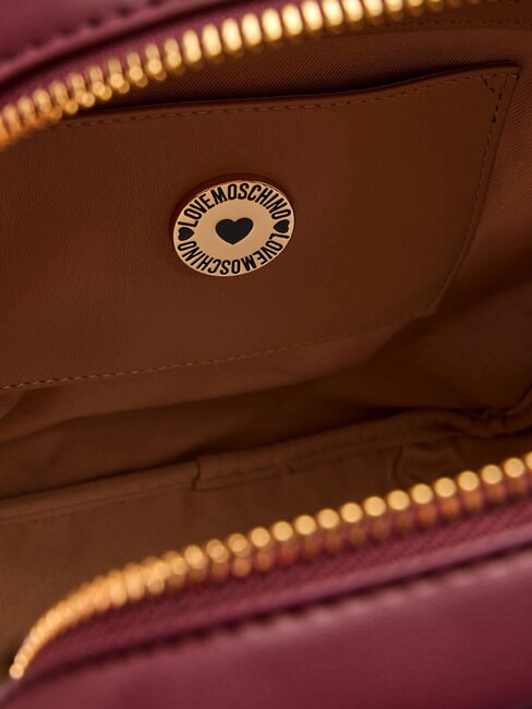 EMBOSSED Zaino con tasca frontale vino - Borse Donna