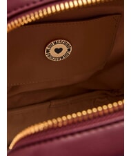LOVE MOSCHINO EMBOSSED Zaino con tasca frontale vino - Borse Donna - 7
