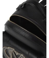 LOVE MOSCHINO LOGO Zaino con tasca frontale Nero - Borse Donna - 4