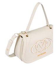 LOVE MOSCHINO LOGO Borsa a spalla, con tracolla avorio - Borse Donna - 5