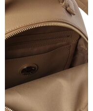 LOVE MOSCHINO LOGO Zaino con tasca frontale beige - Borse Donna - 5