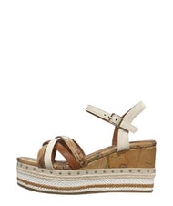 ALVIERO MARTINI PRIMA CLASSE GEO Sandali con zeppa NATURALE - Scarpe Donna - 3