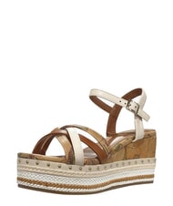 ALVIERO MARTINI PRIMA CLASSE GEO Sandali con zeppa NATURALE - Scarpe Donna - 5