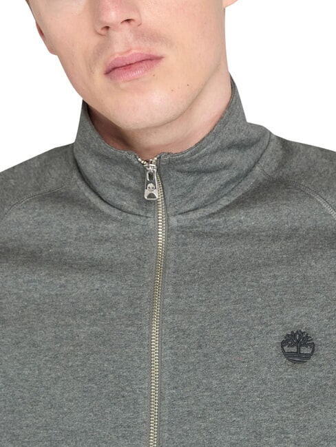 EXETER RIVER Felpa full zip dark/grey/heather - Felpe Uomo