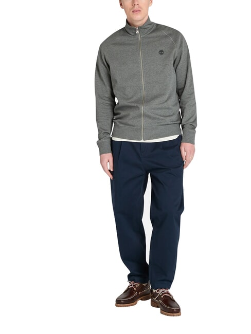 EXETER RIVER Felpa full zip dark/grey/heather - Felpe Uomo