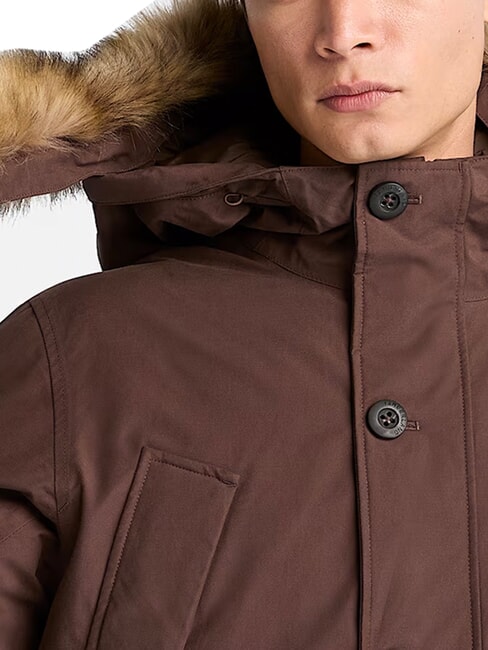 SCAR RIDGE Giaccone con cappuccio chocolate - Giacche Uomo