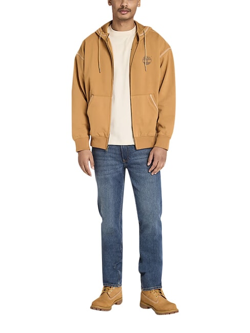10061 Felpa con cappuccio wheat boot - Felpe Uomo