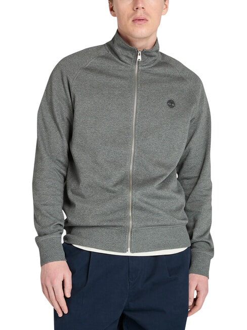 EXETER RIVER Felpa full zip dark/grey/heather - Felpe Uomo