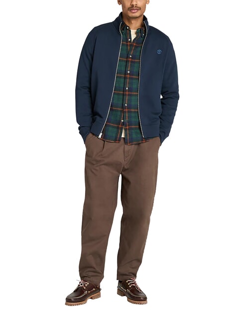 EXETER RIVER Felpa full zip dark sapphire - Felpe Uomo