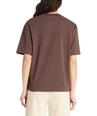 TIMBERLAND LUSH COMFORT T-Shirt in cotone chocolate - T-shirt e Top Donna - 3