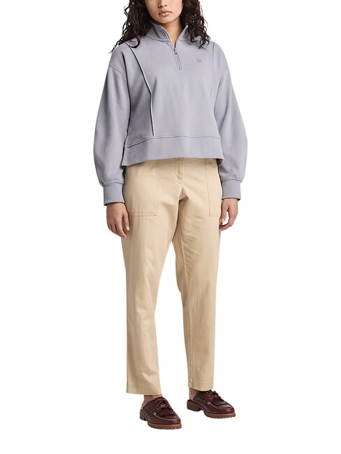 LUSH Felpa a mezza zip, maniche lunghe quicksilver yd - Felpe Donna