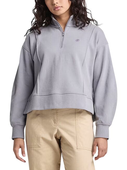 LUSH Felpa a mezza zip, maniche lunghe quicksilver yd - Felpe Donna