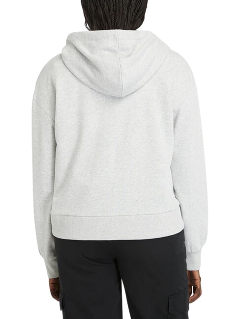 STACK LOGO Felpa con cappuccio light grey melange - Felpe Donna