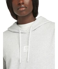 TIMBERLAND STACK LOGO Felpa con cappuccio light grey melange - Felpe Donna - 5