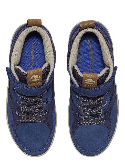 STONE JUMP MID Sneakers misto pelle dark blue - Scarpe Bambino