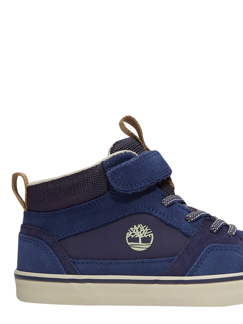 STONE JUMP MID Sneakers misto pelle dark blue - Scarpe Bambino