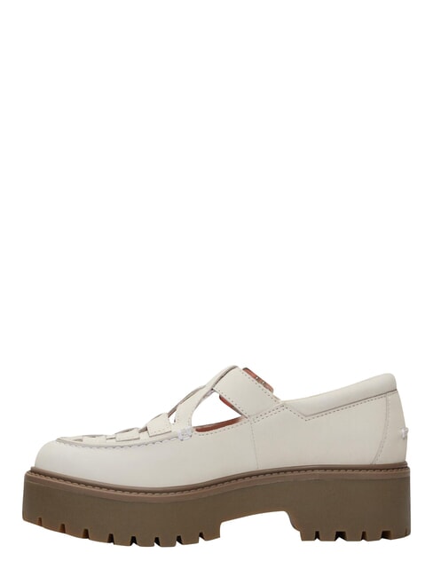 STONE STREET BUCKLE Scarpa platform in pelle natural nubuck - Scarpe Donna
