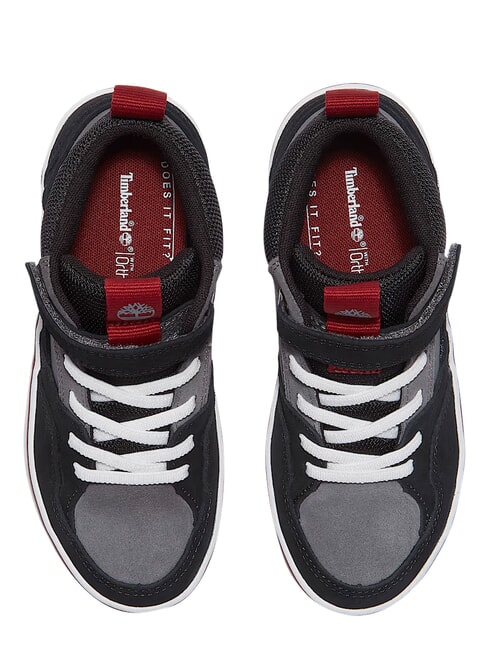 STONE JUMP MID Sneakers misto pelle dark grey suede - Scarpe Bambino